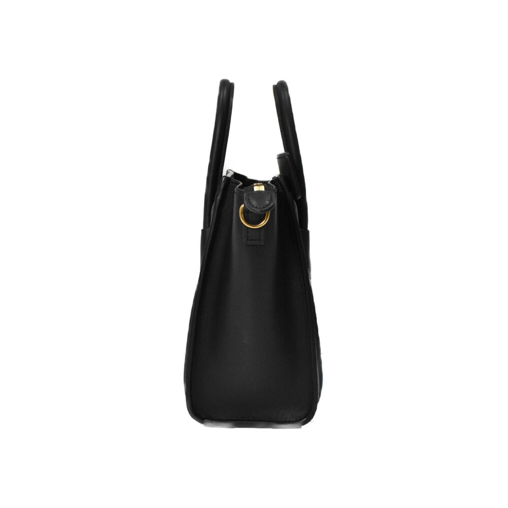 CELINE Luggage Shopper black leather bag handbag shoulder crossbody classic - Picture 4 of 7